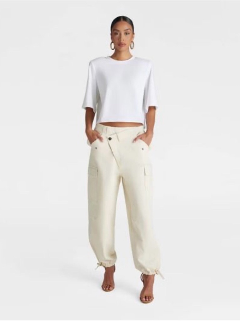 KBB by Kahlana - Target Cream Cargo Jogger Pants – Fits like M